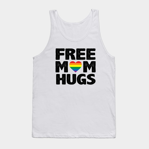 Free Mom Hugs Pride Tank Top by DowlingArt